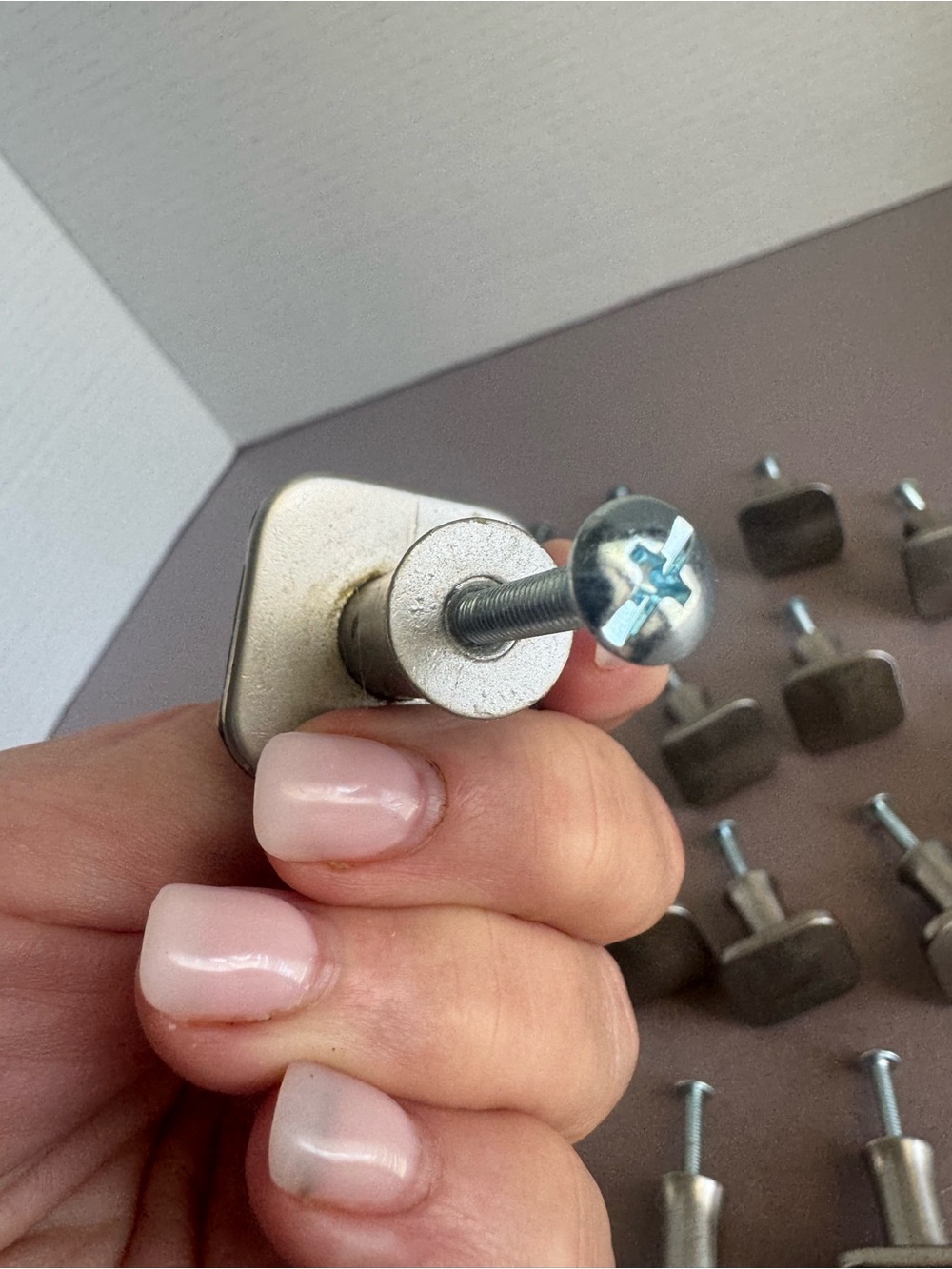 Silver drawer knobs set - Picture 6 of 7
